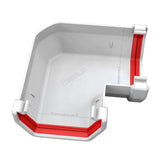 FREEFOAM SQUARE 90 GUTTER ANGLE (WHITE)