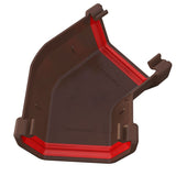 FREEFOAM SQUARE 135 GUTTER ANGLE (BROWN)