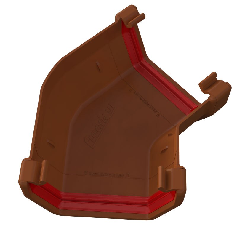 FREEFOAM SQUARE 135 GUTTER ANGLE (CARAMEL)