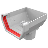 FREEFOAM SQUARE STOPEND OUTLET (WHITE)