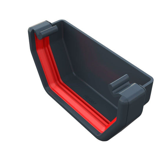 FREEFOAM SQUARE EXTERNAL STOPEND (ANTHRACITE GREY)