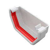 FREEFOAM SQUARE EXTERNAL STOPEND (WHITE)
