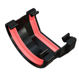 FREEFOAM SQUARE TO ROUND GUTTER APT (BLACK)