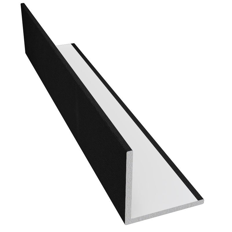 RIGID ANGLE 25mm X 25mm X 2mm (BLACK ASH)