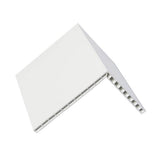 HOLLOW ANGLE 100mm X 80mm (WHITE)