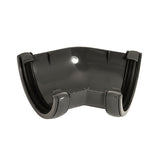 FLOPLAST ROUND 135 DEG GUTTER ANGLE (ANTHRACITE GREY)
