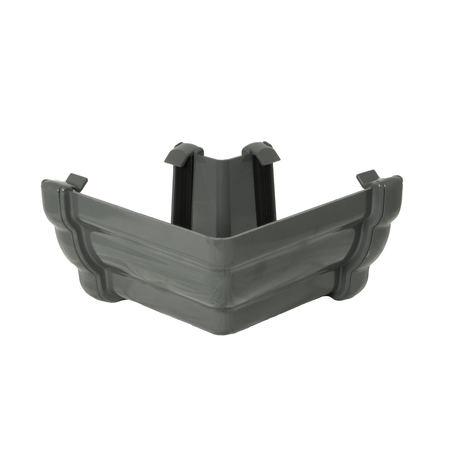 FLOPLAST OGEE EXT 90 GUTTER ANGLE (ANTHRACITE GREY)