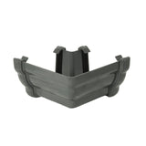 FLOPLAST OGEE EXT 90 GUTTER ANGLE (ANTHRACITE GREY)