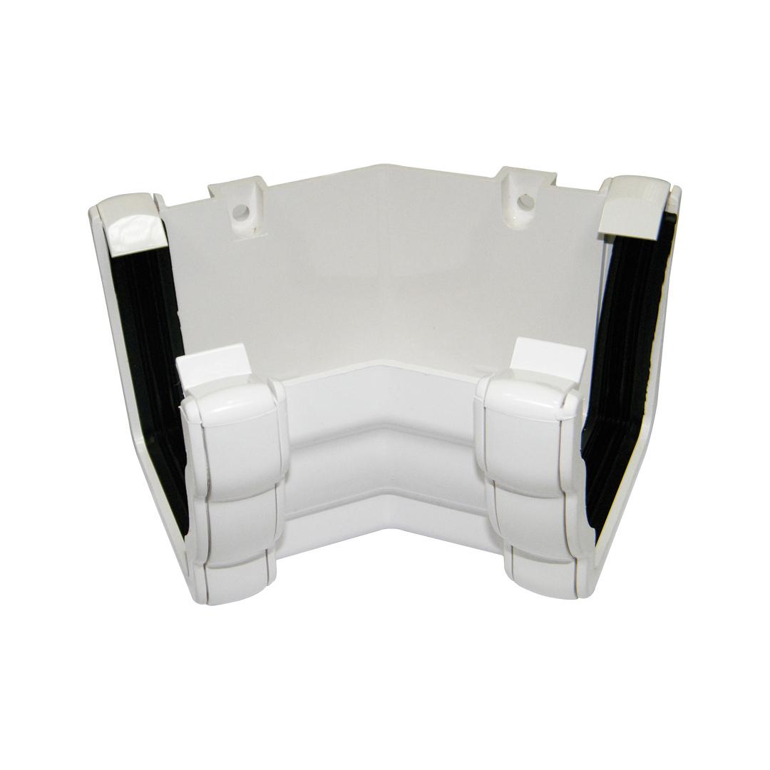 FLOPLAST INT OGEE 135 GUTTER ANGLE (WHITE)