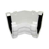 FLOPLAST INT OGEE 135 GUTTER ANGLE (WHITE)
