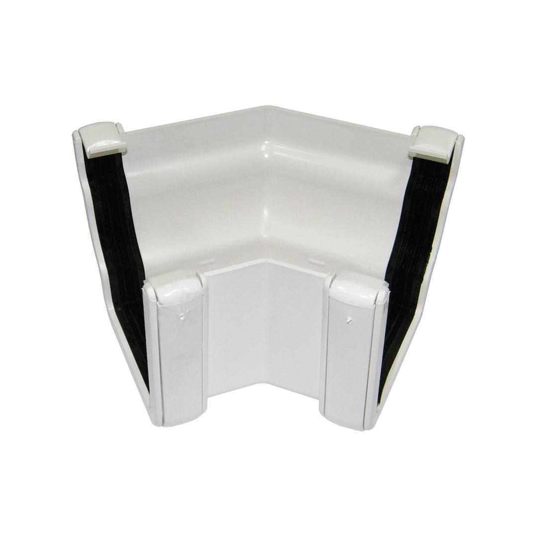 FLOPLAST EXT OGEE 135 GUTTER ANGLE (WHITE)