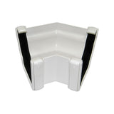 FLOPLAST EXT OGEE 135 GUTTER ANGLE (WHITE)