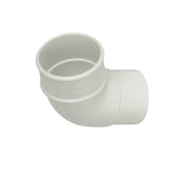 FLOPLAST ROUND 112 OFFSET BEND (WHITE)