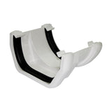 FLOPLAST SQUARE TO ROUND GUTTER ADAPTOR (WHITE)