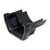FLOPLAST SQUARE TO ROUND CAST GUTTER ADAPTOR (BLACK)
