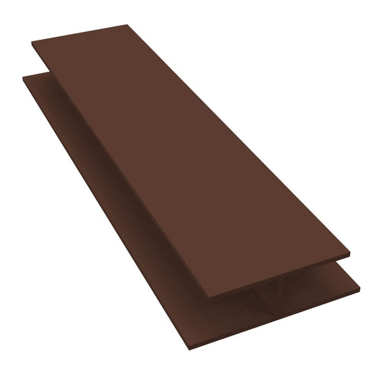 FREEFOAM COLORMAX SOFFIT JOINT TRIM 5m (LEATHER BROWN) *CLEARANCE*