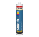 Soudal Agate Grey Silirub Colour Neutral Cure Silicone Sealant - 300ml