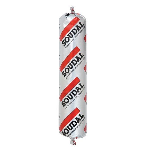 Soudal Clear Silirub LMN Foil Silicone Sealant - 400ml